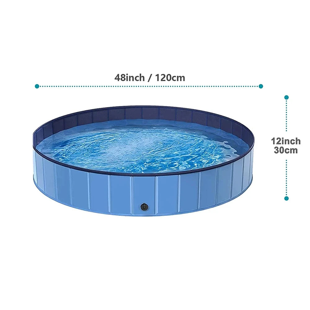 Portable Foldable Dog Swimming Pool And Grooming Tub