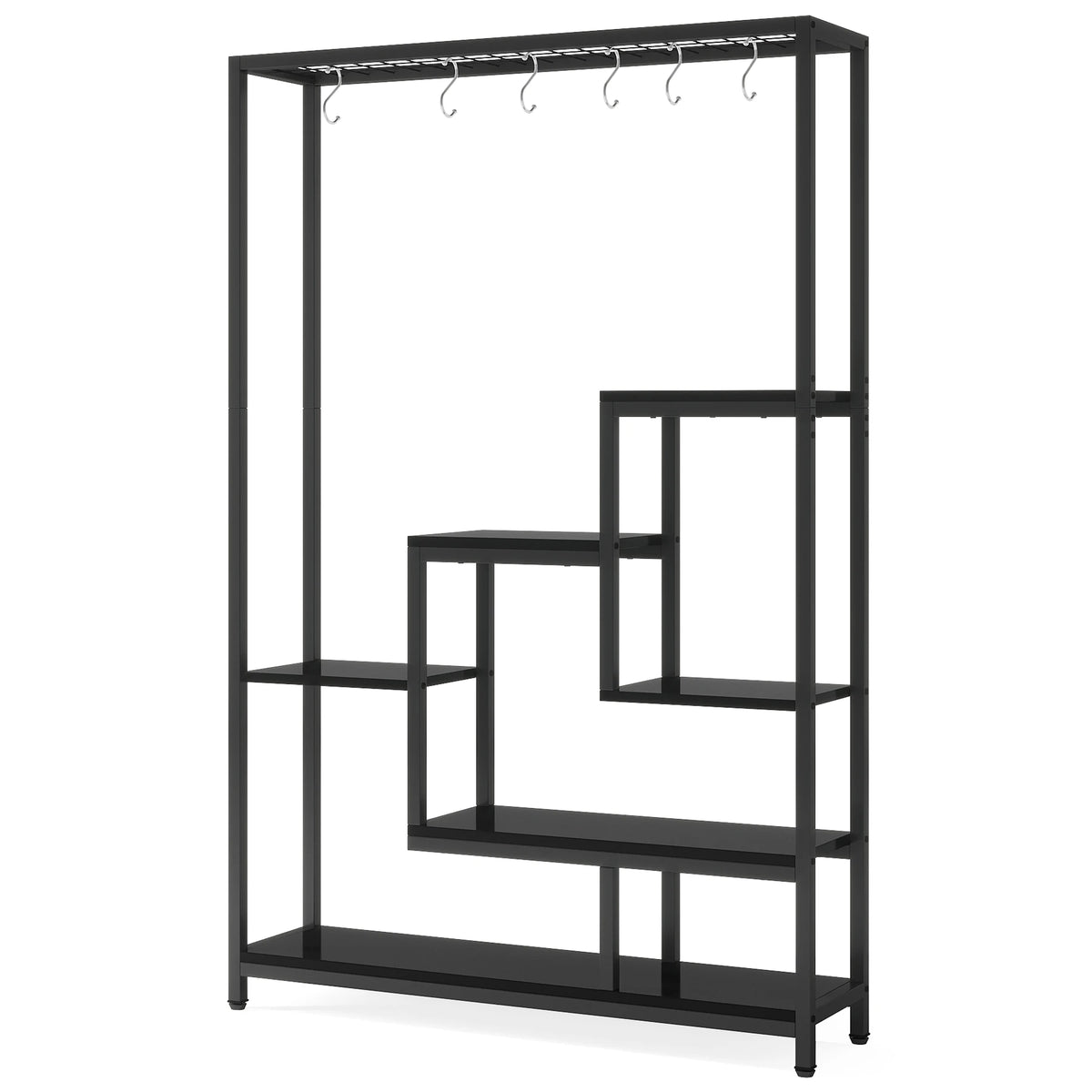 Tribesigns Five Tier Indoor Plant Stand With Storage Shelf Unit