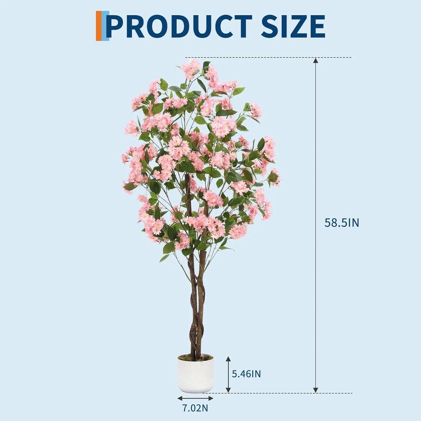 Himiss Artificial Osmanthus Tree With Planter