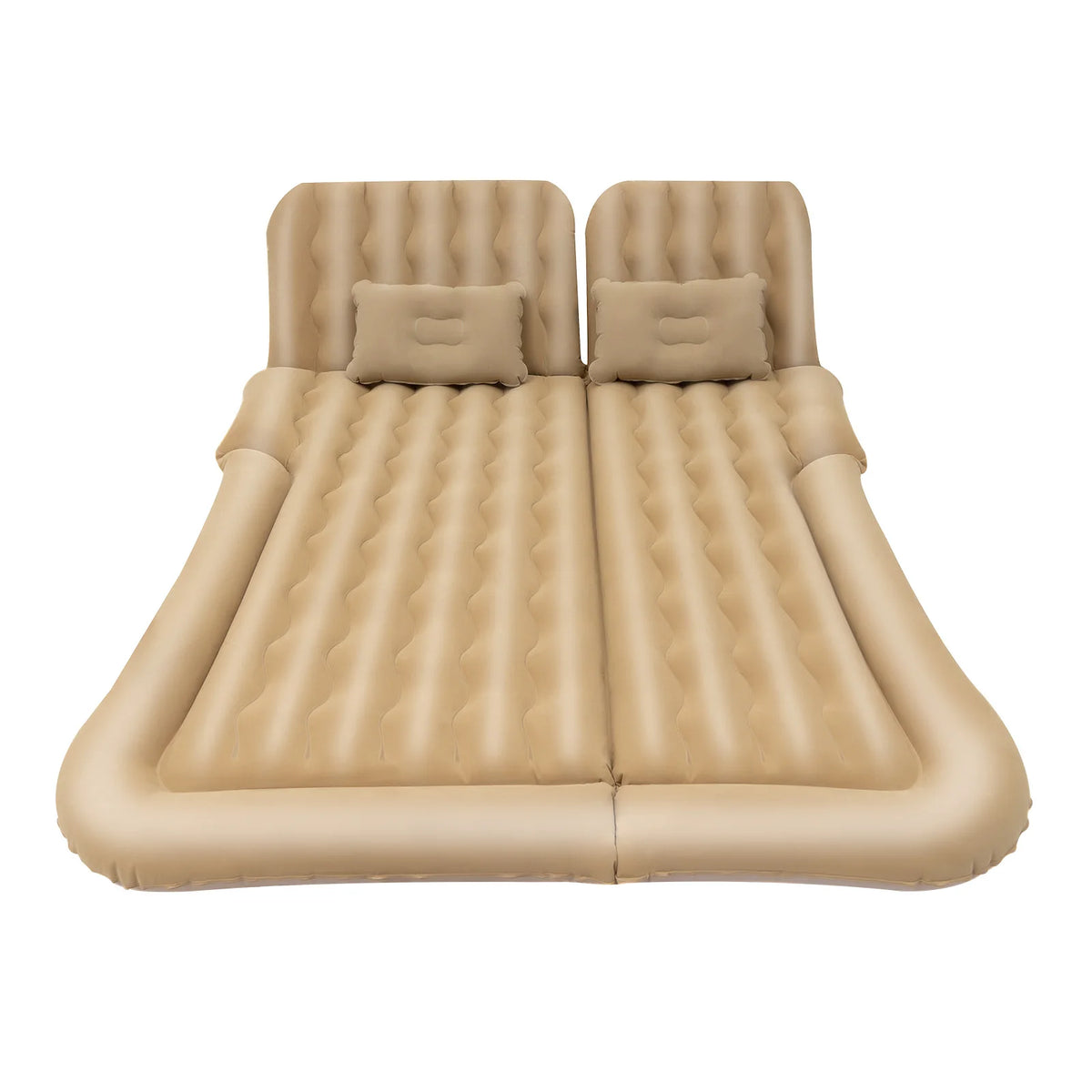 Flocking Inflatable Car Back Seat Bed With Pump Pillow