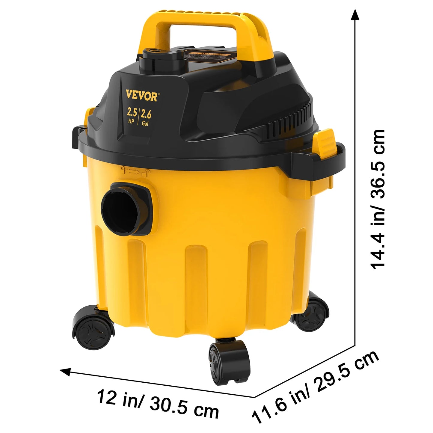 SucceBuy Wet Dry Vacuum With HEPA Filter Blowing Function