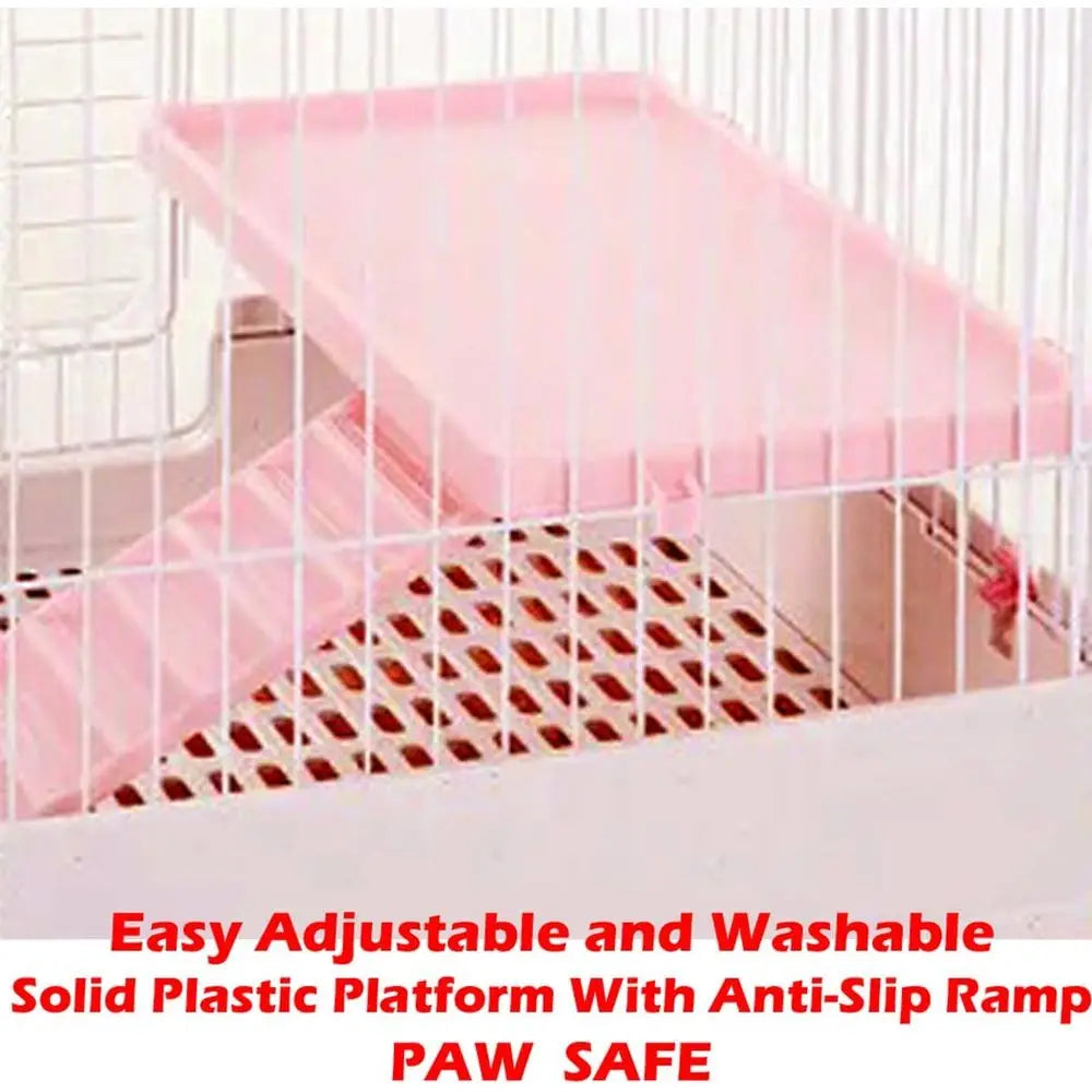 Indoor Multi Level Small Animal Cage With Solid Platforms