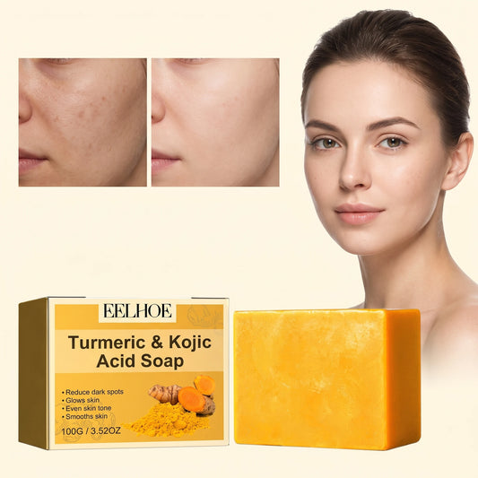 Turmeric Kojic Acid Face Soap For Glowing Skin And Hydration