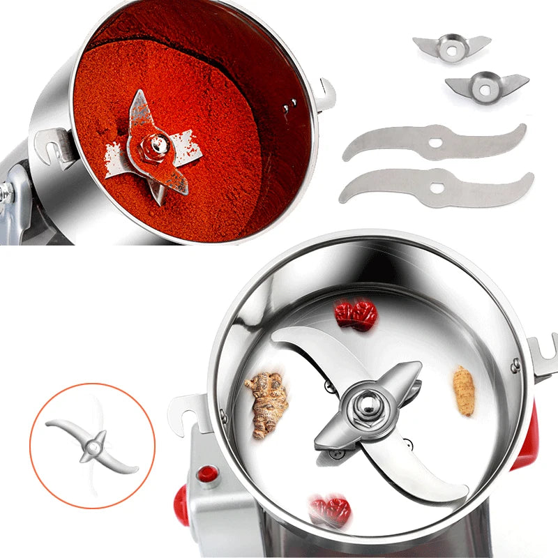 BioloMix Stainless Steel Electric Dry Food Grinder For Spices