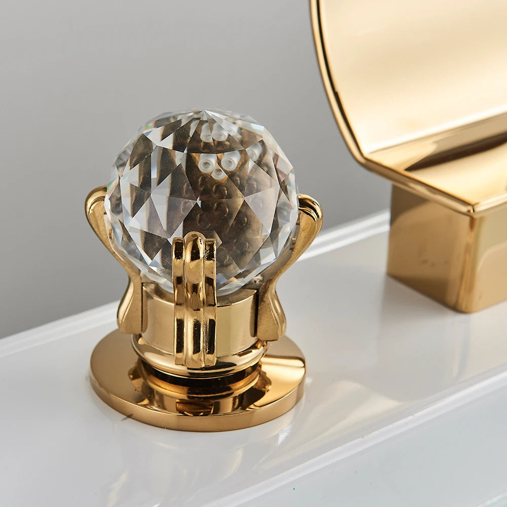 Rozin Modern Widespread Waterfall Bathroom Sink Faucet