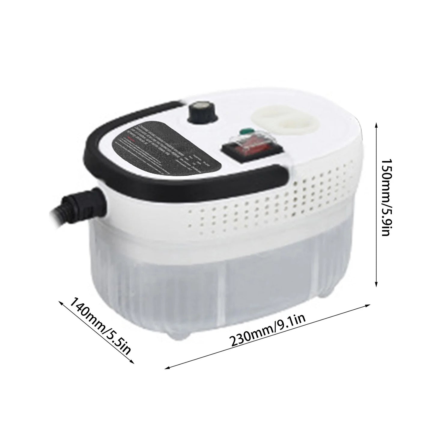 Romellar Handheld Steam Cleaner Quick Heating For Home And Car