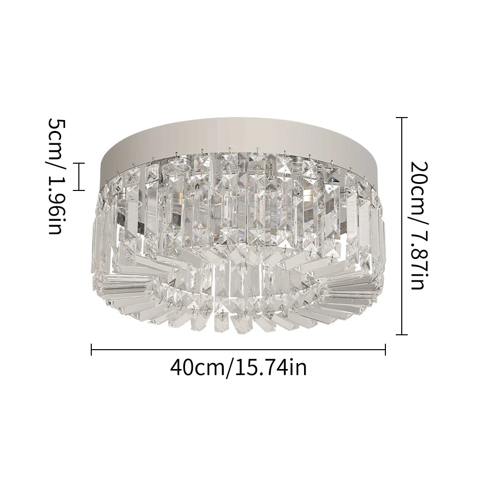Vetrulus Modern Crystal Ceiling Light Led Chandelier Home Decor