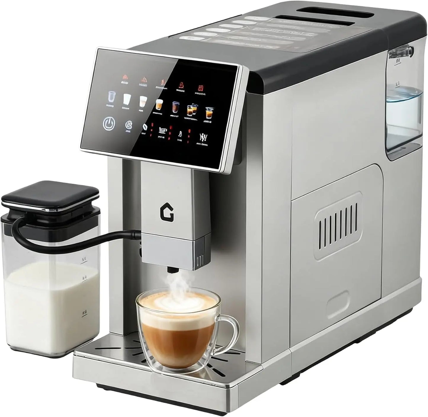 Acekool Fully Automatic Espresso Machine With Detachable Milk Frother