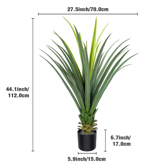Olitree Artificial Spiked Agave Faux Succulent Garden Home Decor