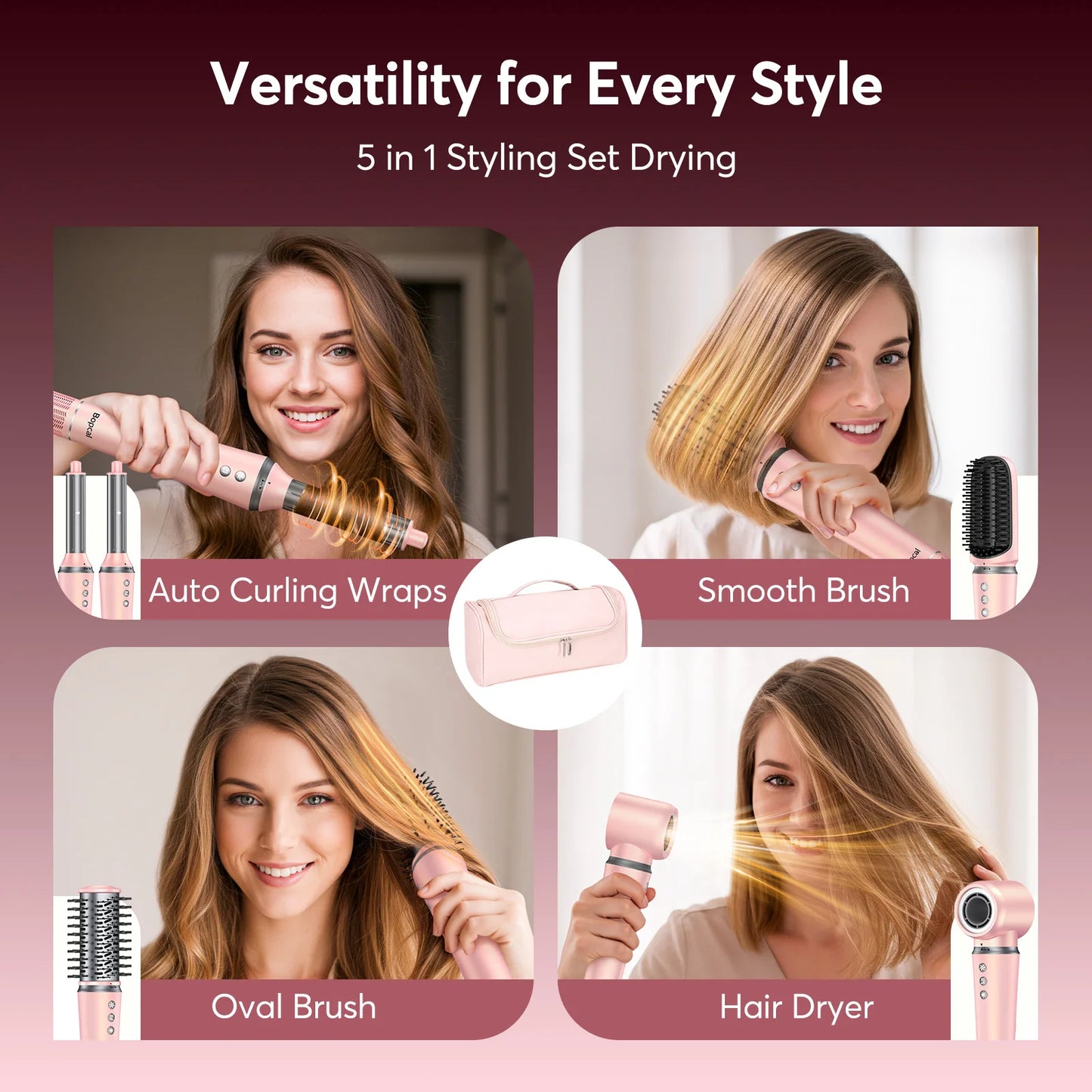 Lysmoski Five In One Hot Air Styler For Professional Care