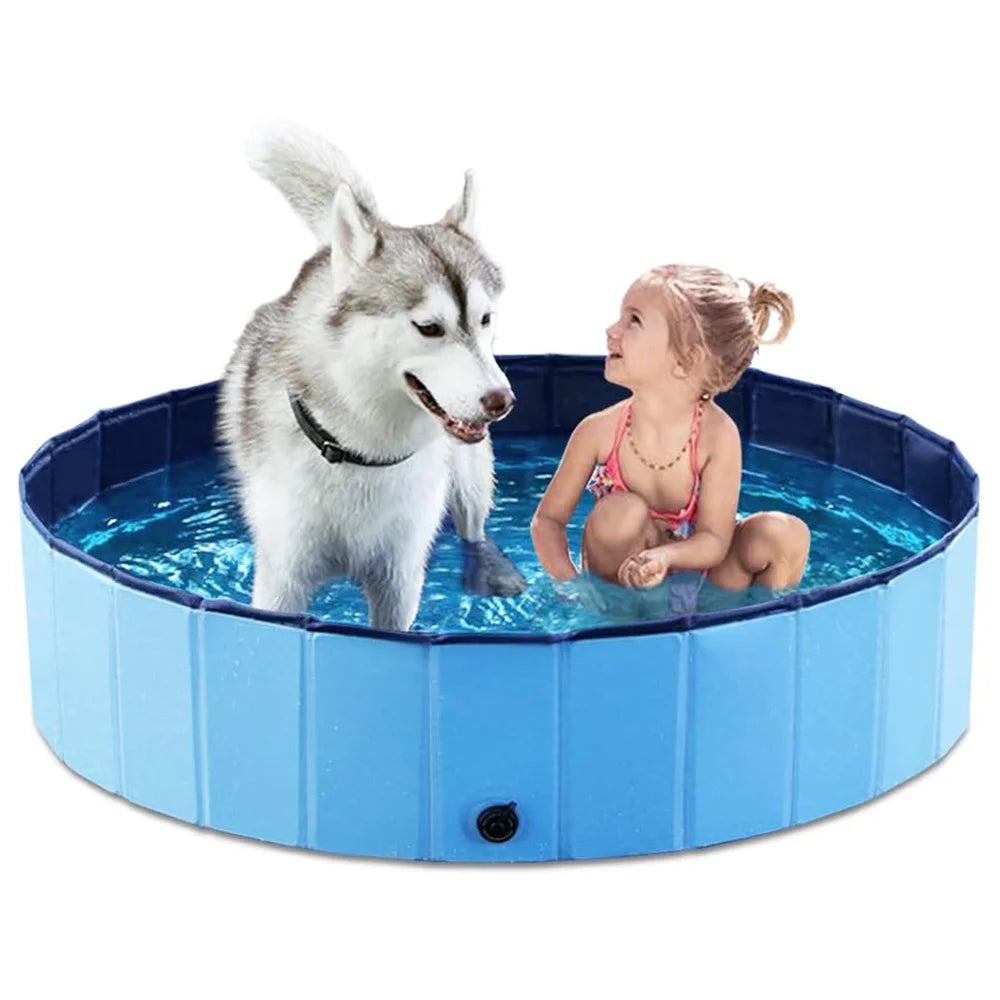 Portable Foldable Dog Swimming Pool And Grooming Tub