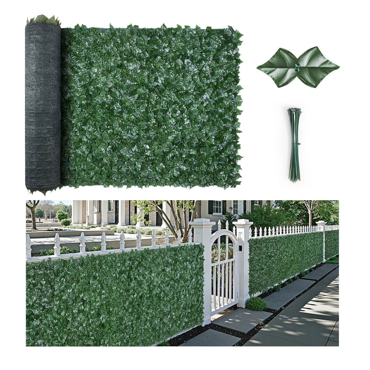 VEVOR Artificial Ivy Privacy Screen For Outdoor Garden Decor