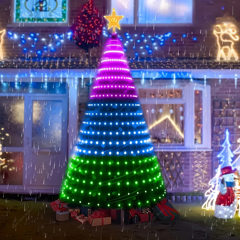 MIMIRGB Smart Bluetooth Christmas Tree Lights With Music Sync