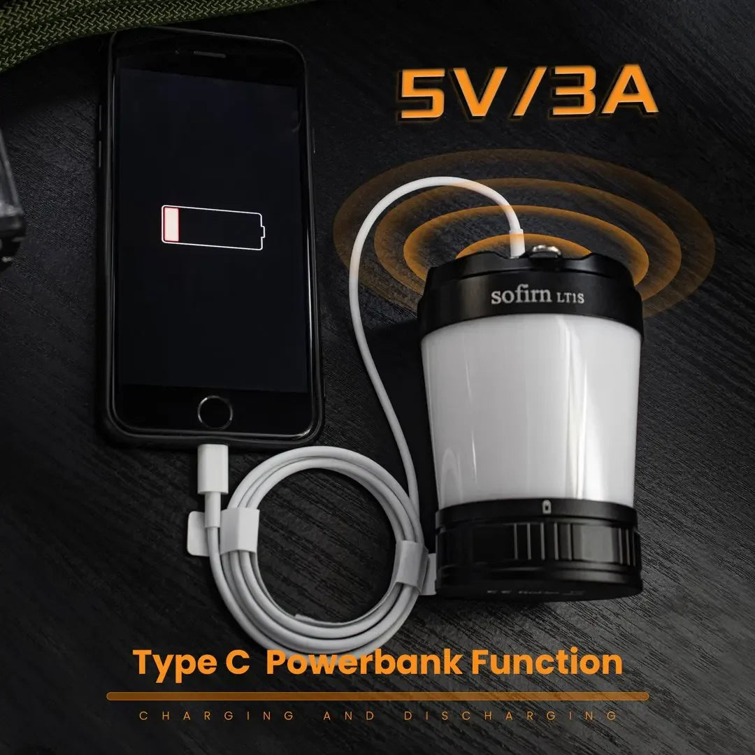 Sofirn LT1S Rechargeable Camping Lantern Flashlight Outdoor