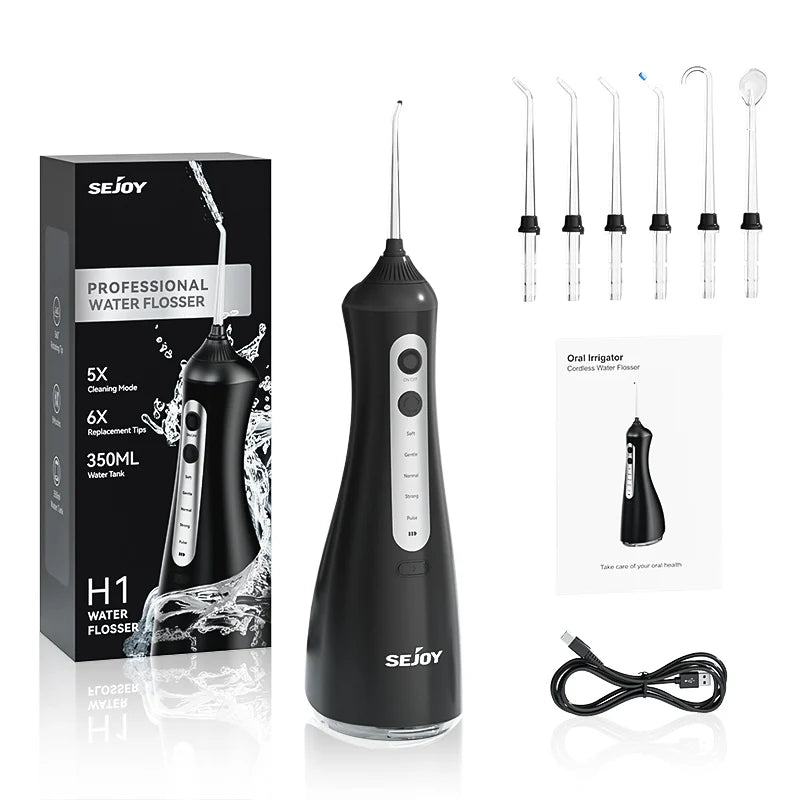 Sejoy Cordless Electric Oral Irrigator And Dental Water Flosser