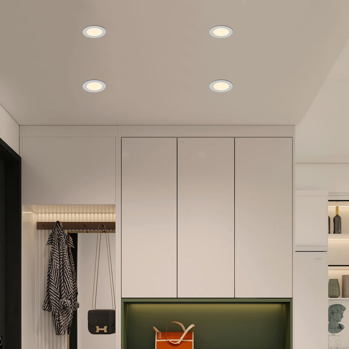 ArlgSite Dimmable Shellless Led Recessed Downlights With Junction Box