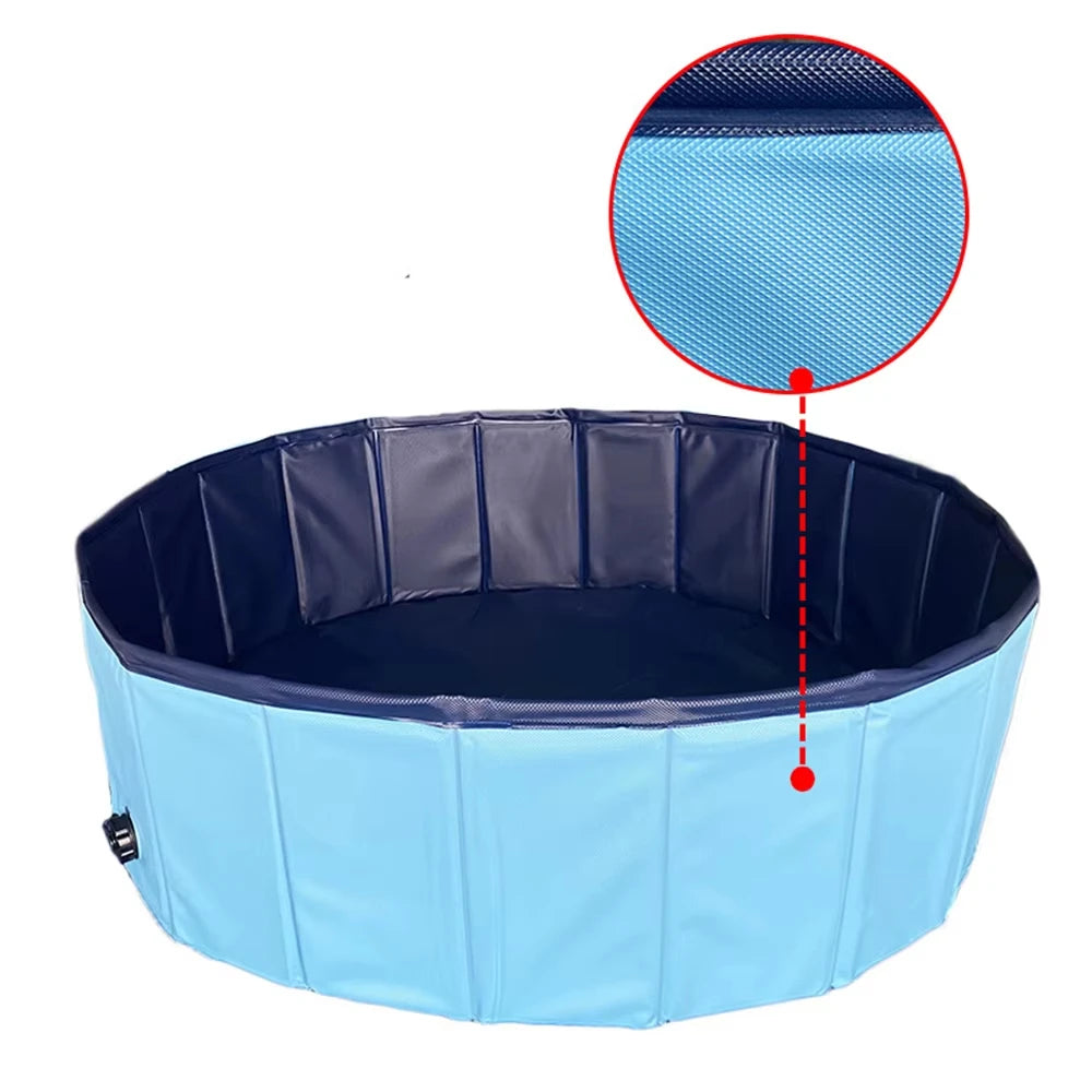Portable Foldable Dog Swimming Pool And Grooming Tub