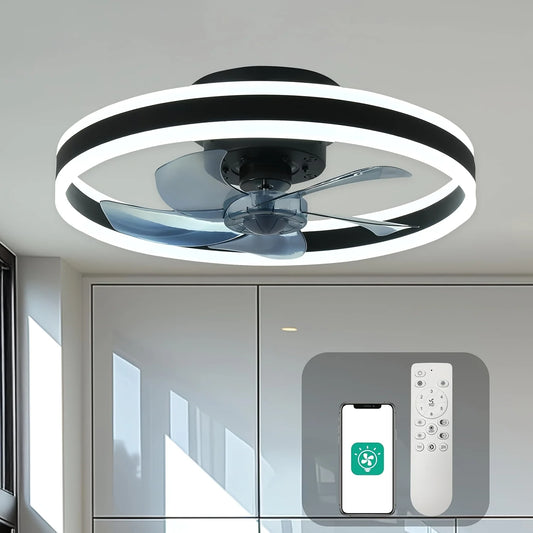 Orison Low Profile Ceiling Fan With LED And Remote Control