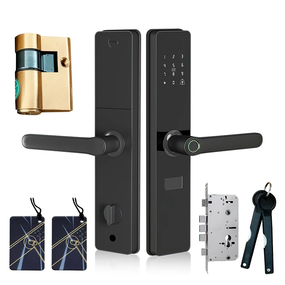 Smart Door Lock With Fingerprint App Password And Rfid Access