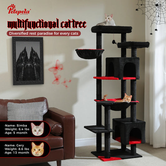 PAWZ Road Cat Tree With Hammock And Scratching Posts