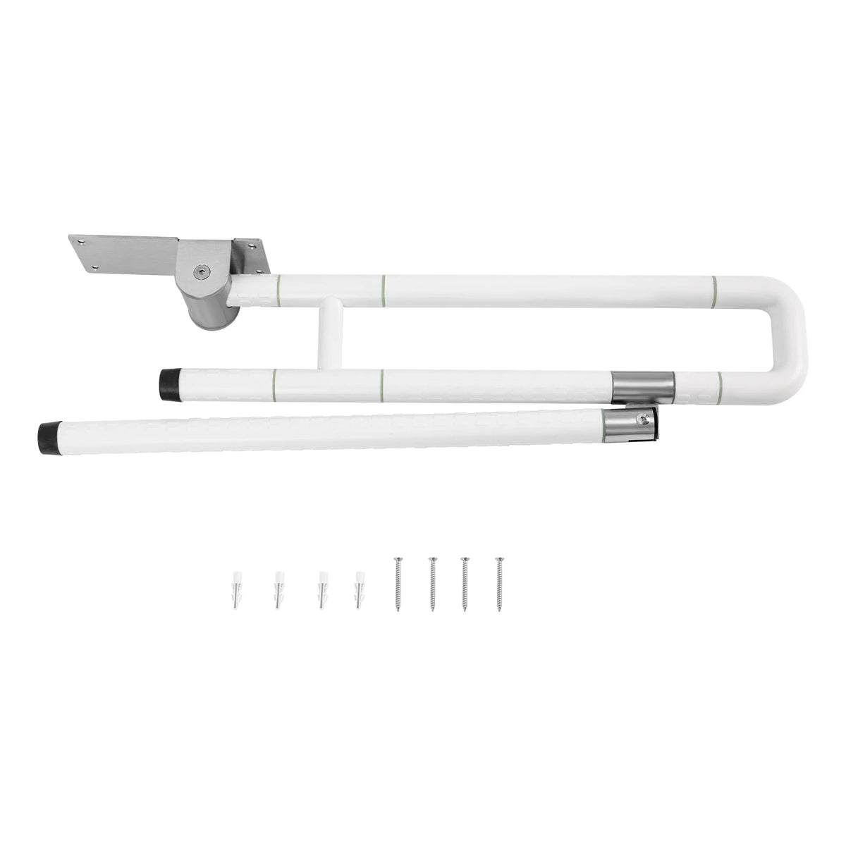 Foldable Drop Down Toilet Grab Bar For Bathroom Safety Support
