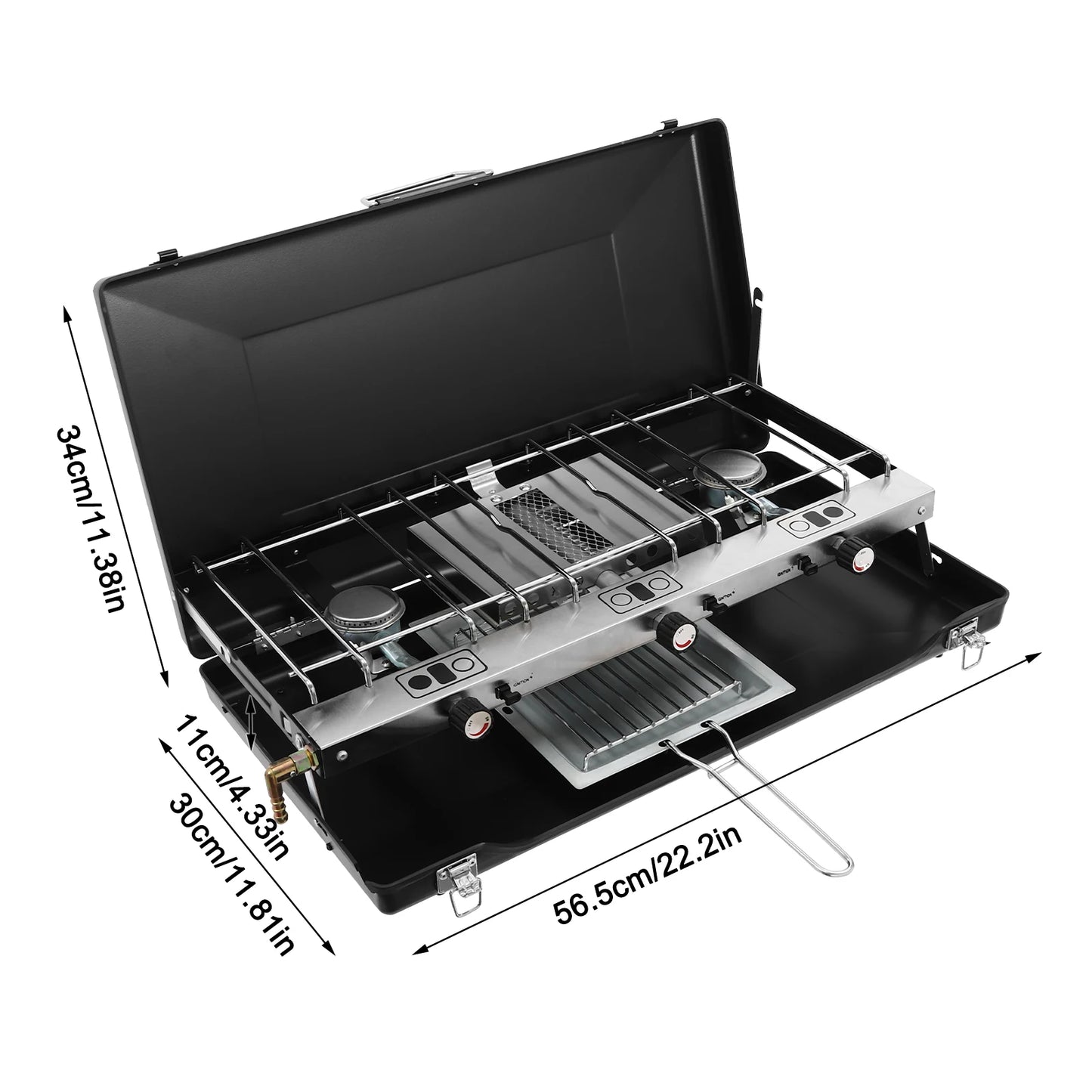 Portable 4.5KW Gas Camping Stove For Outdoor Cooking