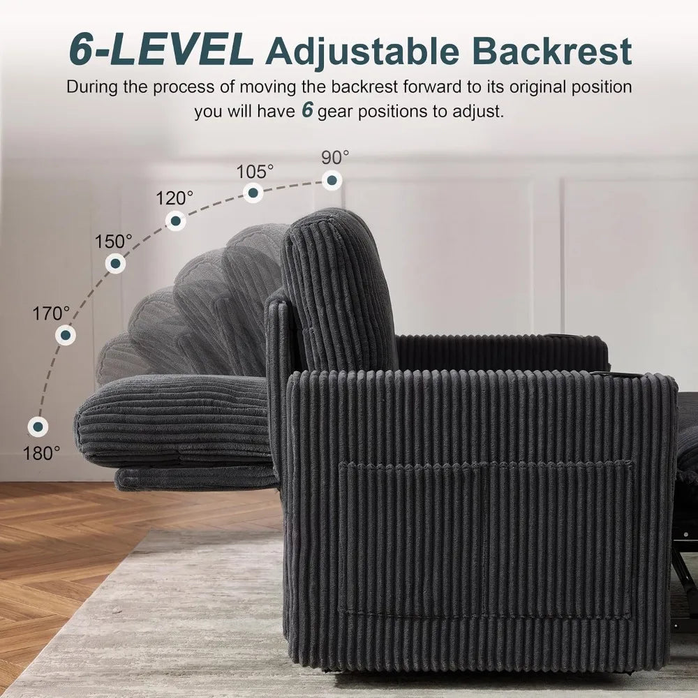 XIAOLANG Seven Seat Modular Sectional Sofa With Pull Out Bed