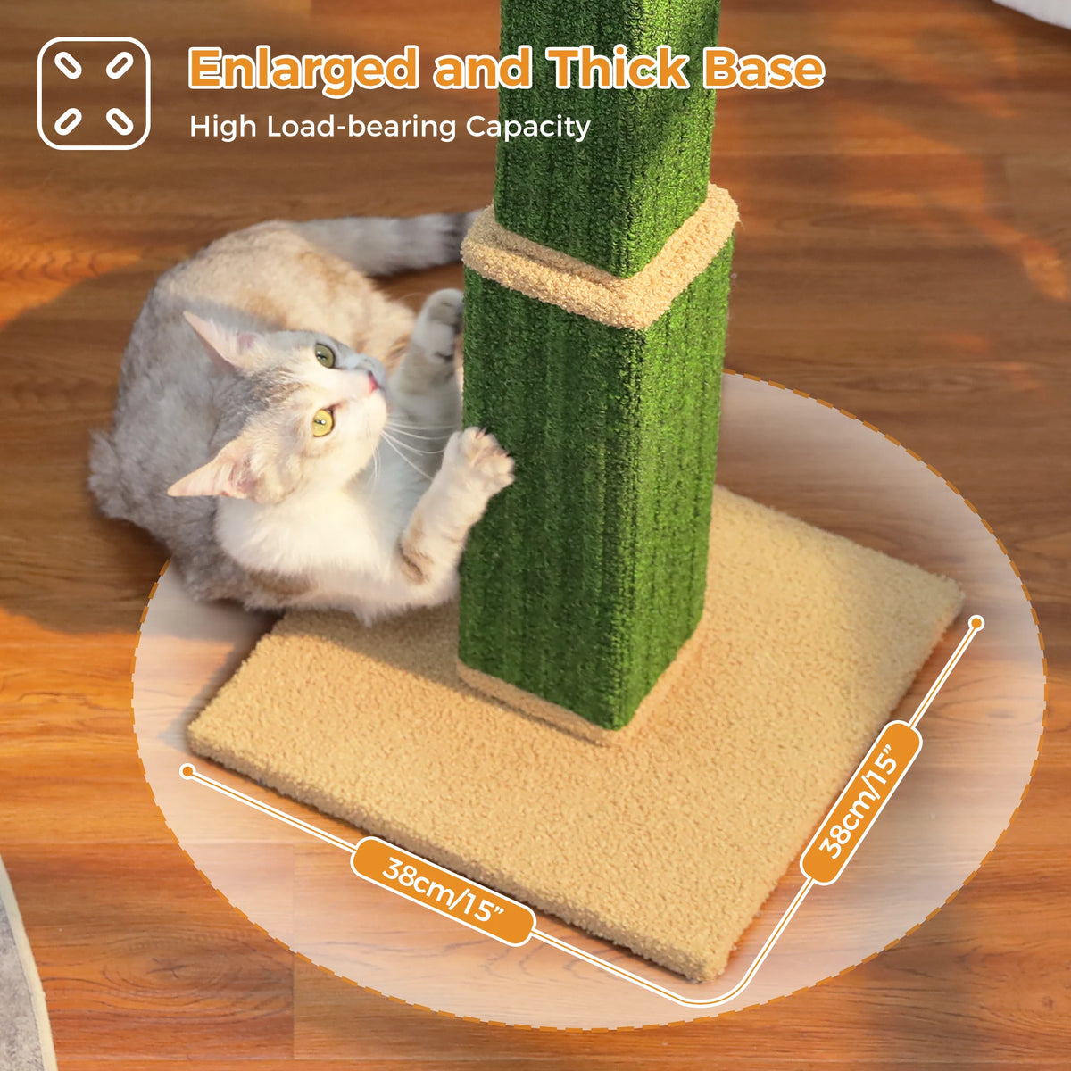 PAWZ Road Tall Cat Scratching Post With Sisal Ball