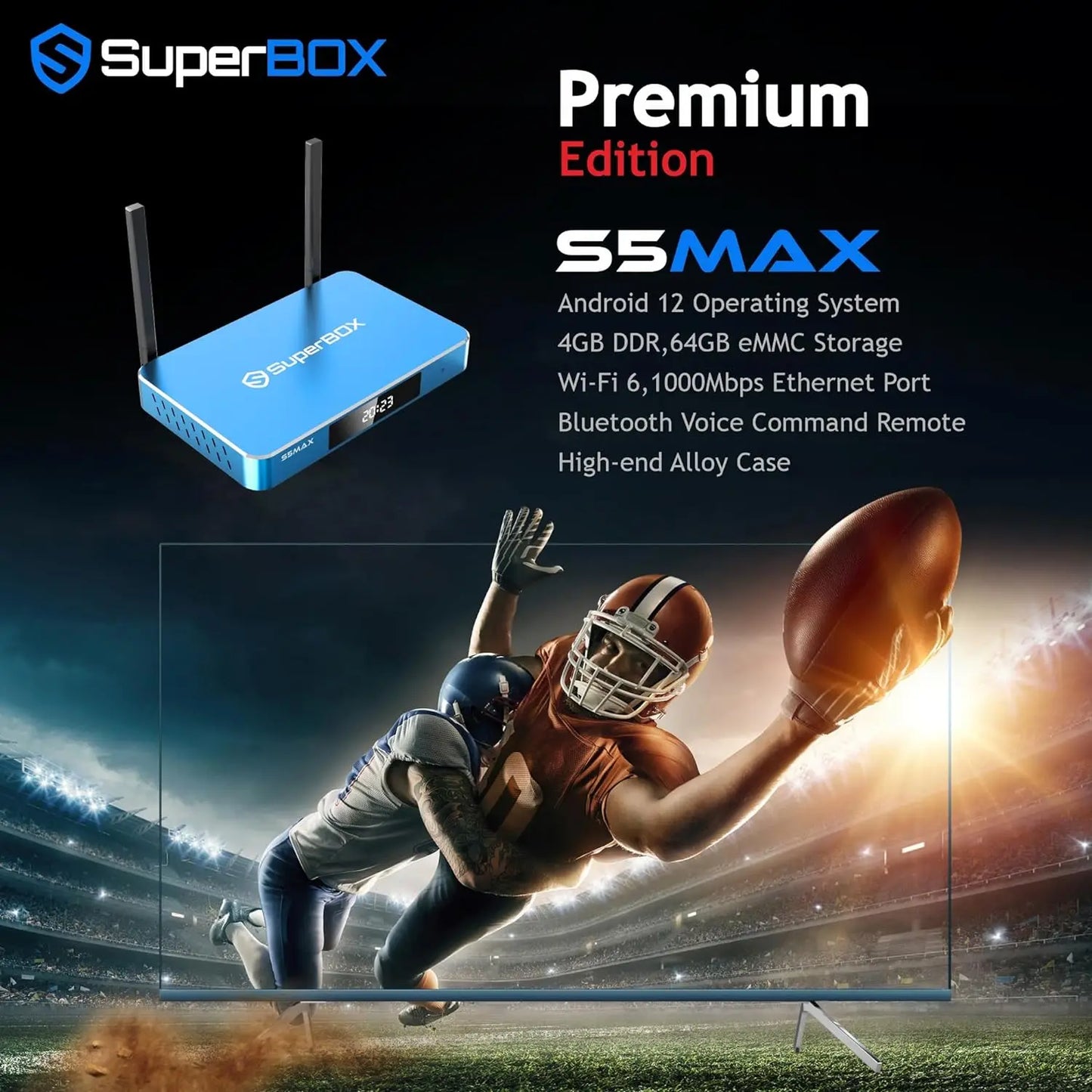 Quad Core Android TV Box With 4GB RAM And 8GB Storage