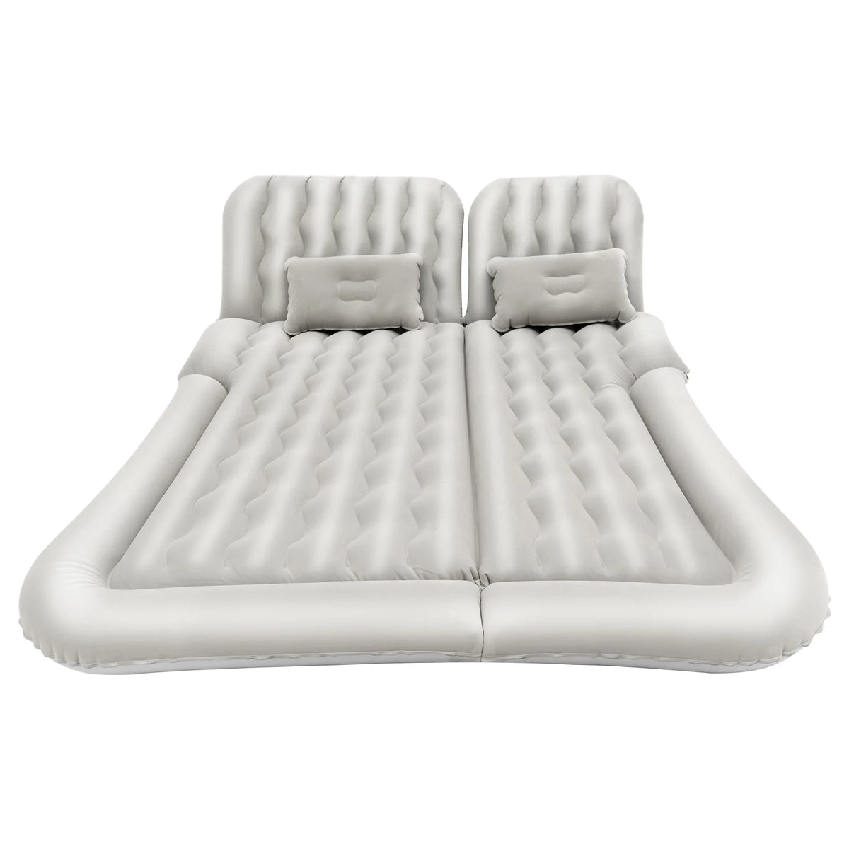 Flocking Inflatable Car Back Seat Bed With Pump Pillow