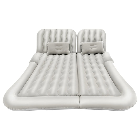 Flocking Inflatable Car Back Seat Bed With Pump Pillow