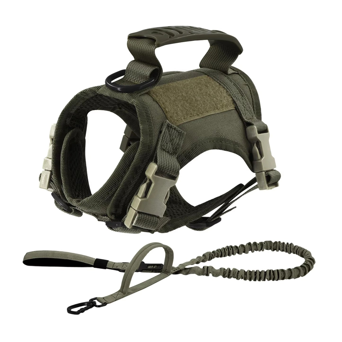 Adjustable Tactical Harness And Leash Set For Dogs And Cats