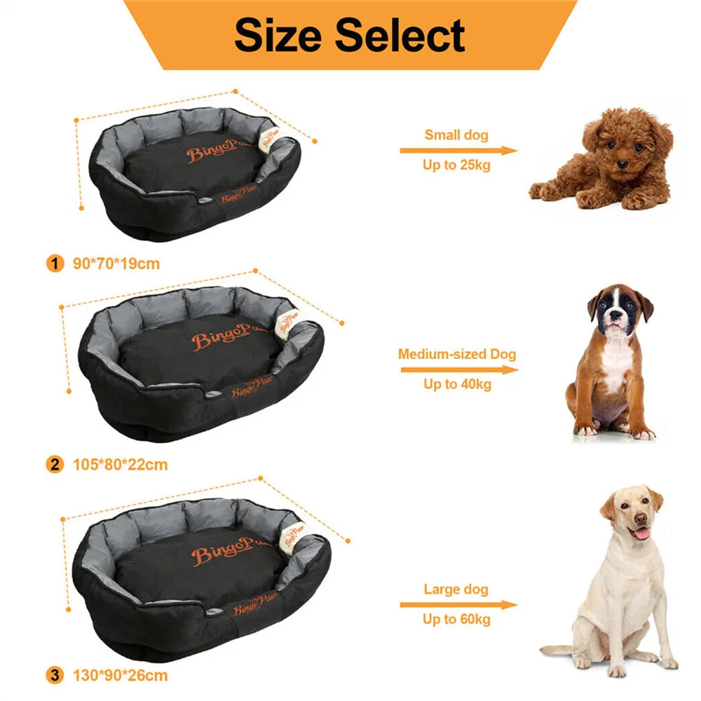 Borwart Waterproof Orthopedic Sofa Dog Bed With Removable Cover