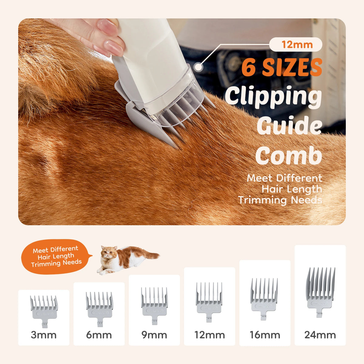 Professional Pet Grooming Vacuum Kit With Quiet Cordless Operation