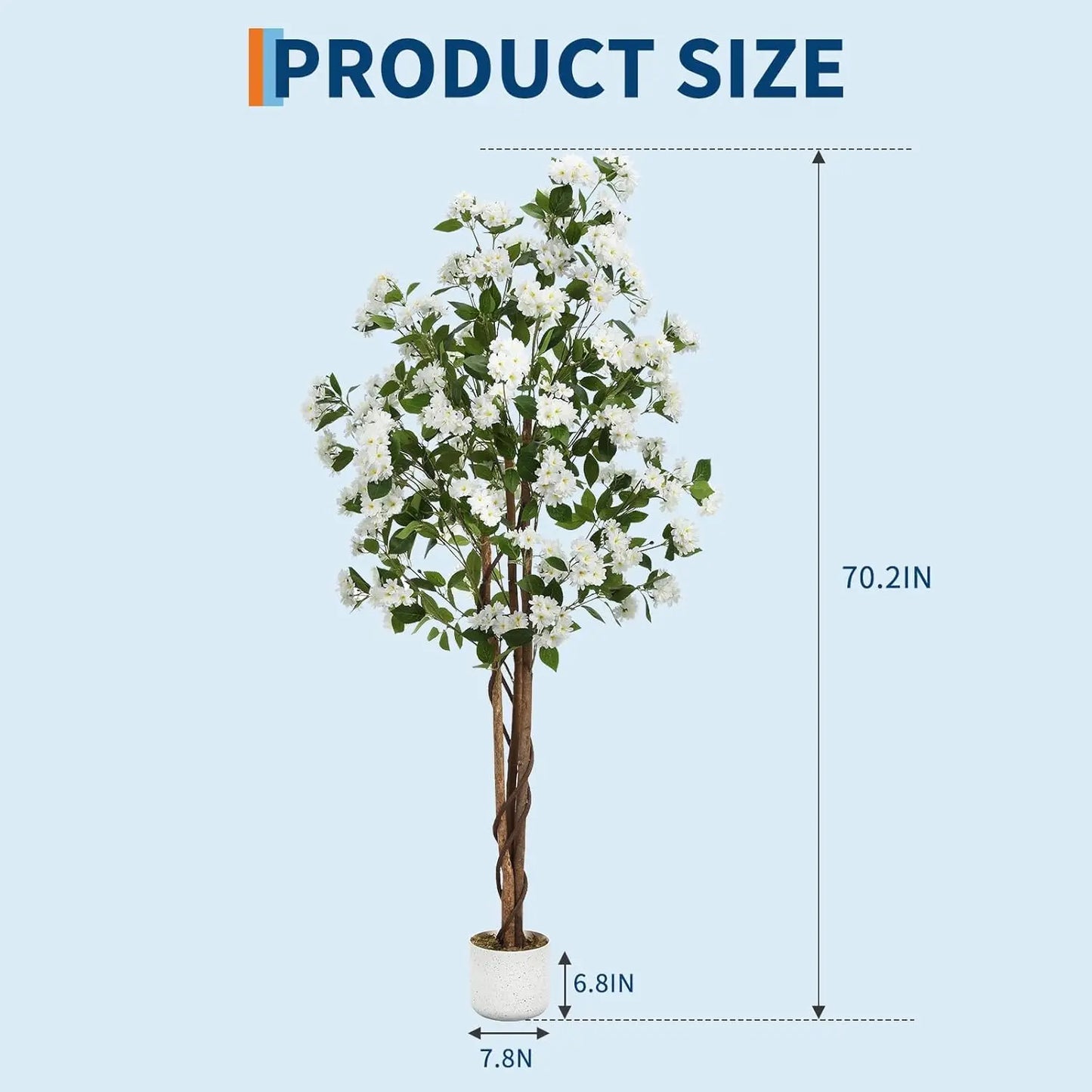 Himiss Artificial Osmanthus Tree With Planter