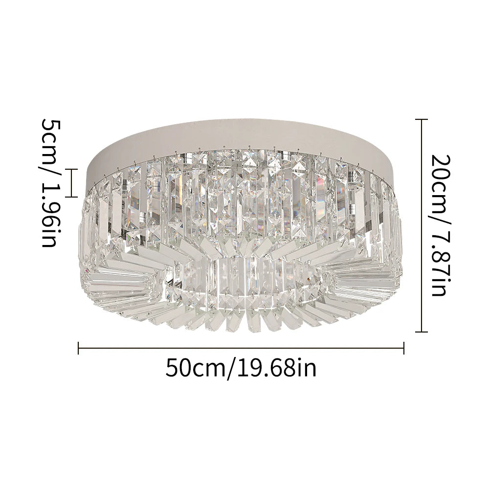Vetrulus Modern Crystal Ceiling Light Led Chandelier Home Decor