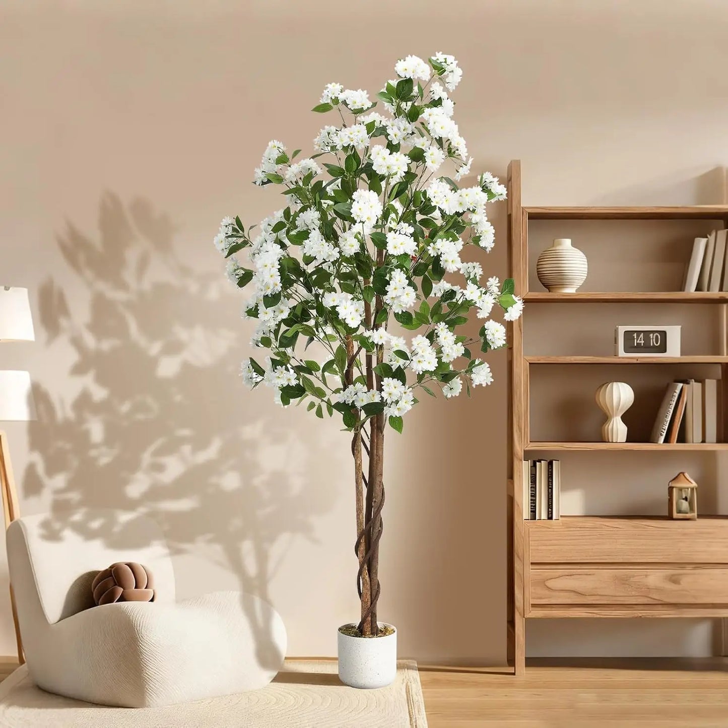 Himiss Artificial Osmanthus Tree With Planter