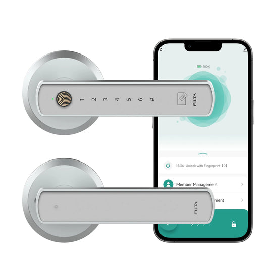 Viladepot Smart Lock Fingerprint App Control Bluetooth Indoor Door Hardware