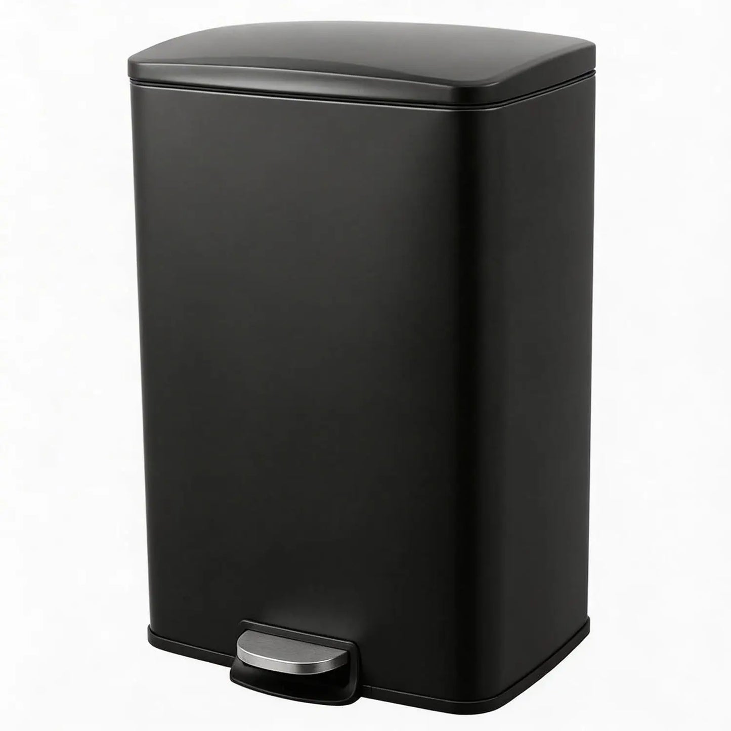 HiMISS Stainless Steel Pedal Trash Bin With Fingerprint Proof Finish