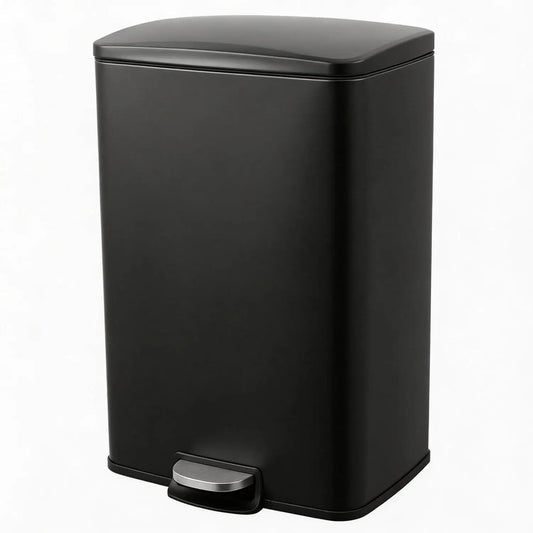 HiMISS Stainless Steel Pedal Trash Bin With Fingerprint Proof Finish