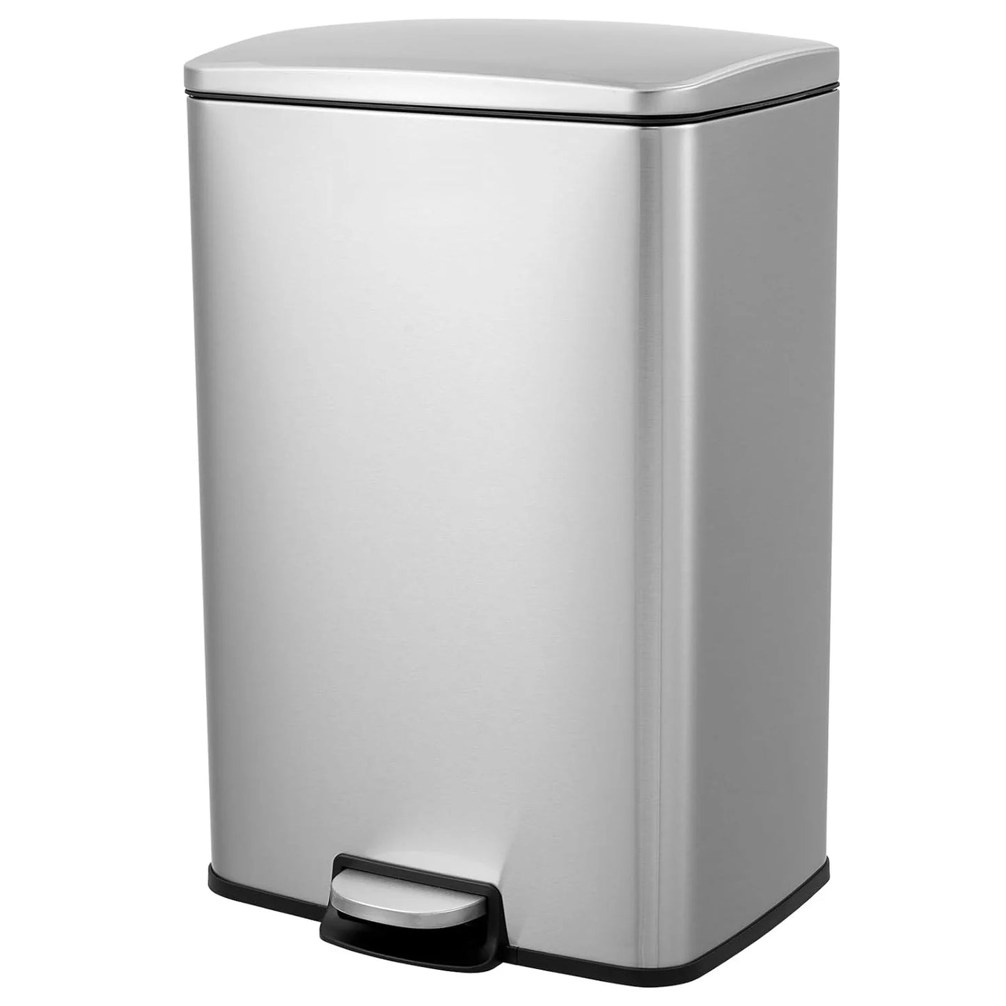 HiMISS Stainless Steel Pedal Trash Bin With Fingerprint Proof Finish