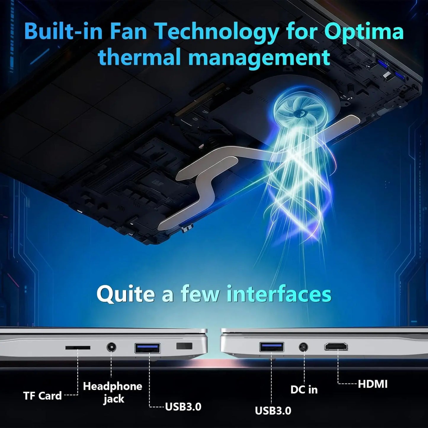 Xia Man Intel Core i3 Notebook Computer With 16GB RAM