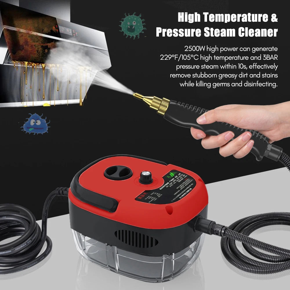 Romellar Handheld Steam Cleaner Quick Heating For Home And Car