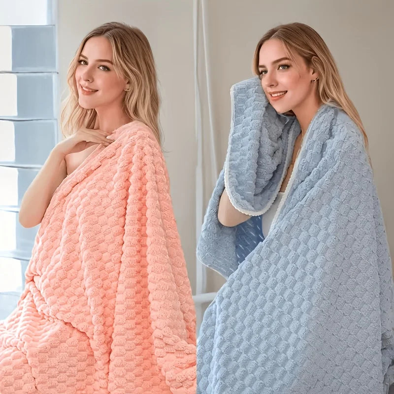 Waffle Weave Microfiber Bath Towels, Ultra Soft And Quick Dry