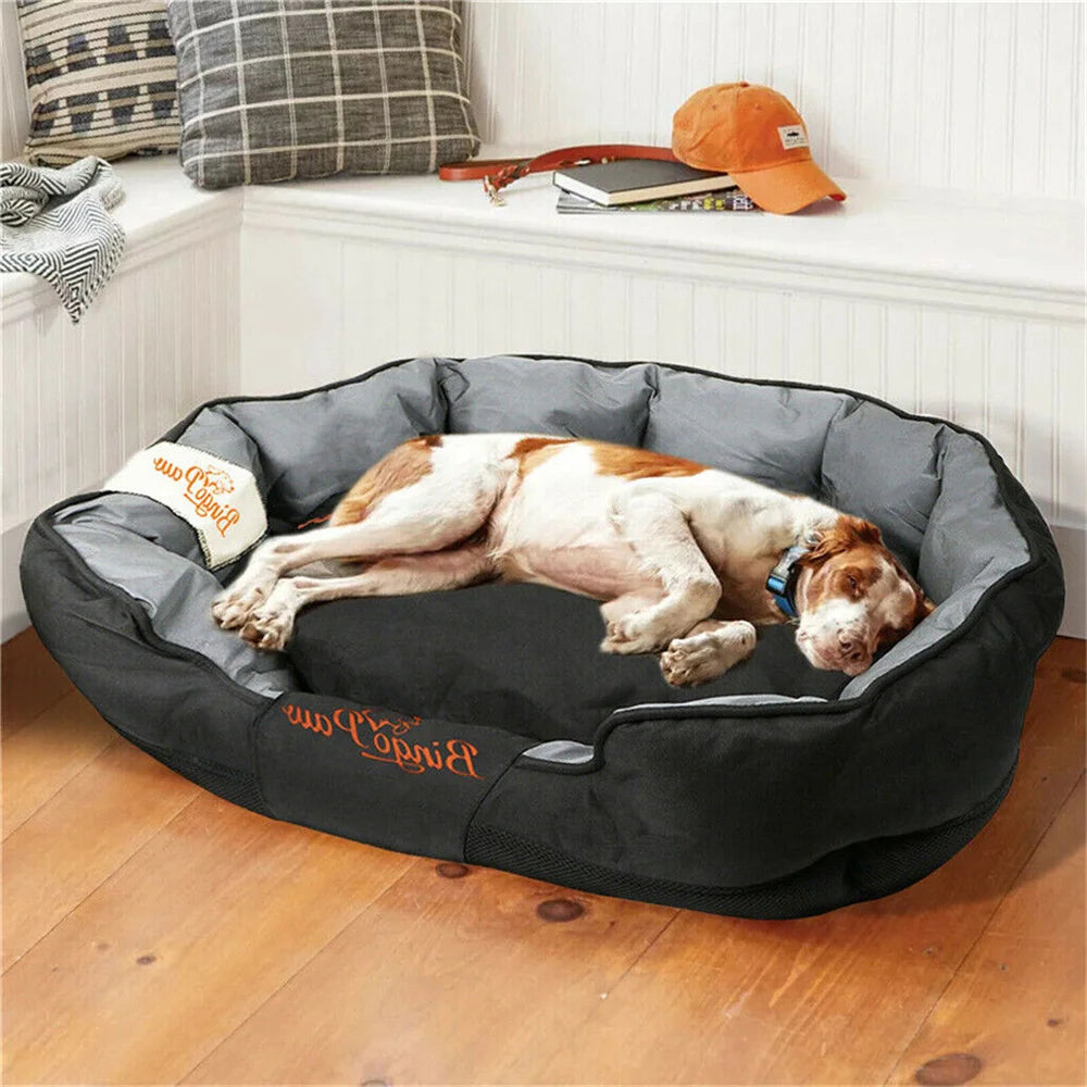 Borwart Waterproof Orthopedic Sofa Dog Bed With Removable Cover