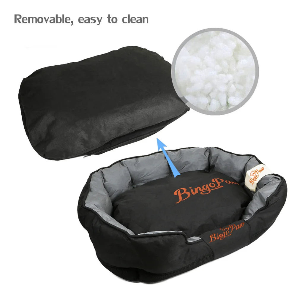 Borwart Waterproof Orthopedic Sofa Dog Bed With Removable Cover