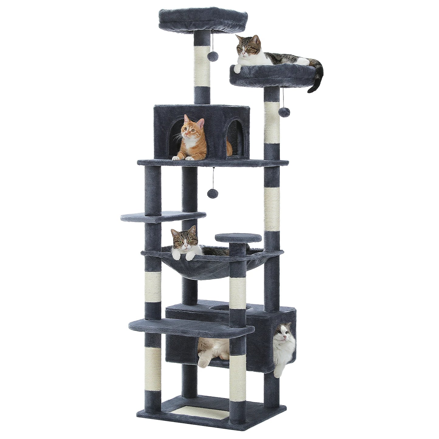 PAWZ Road Large Cat Tree For Indoor Cats With Posts