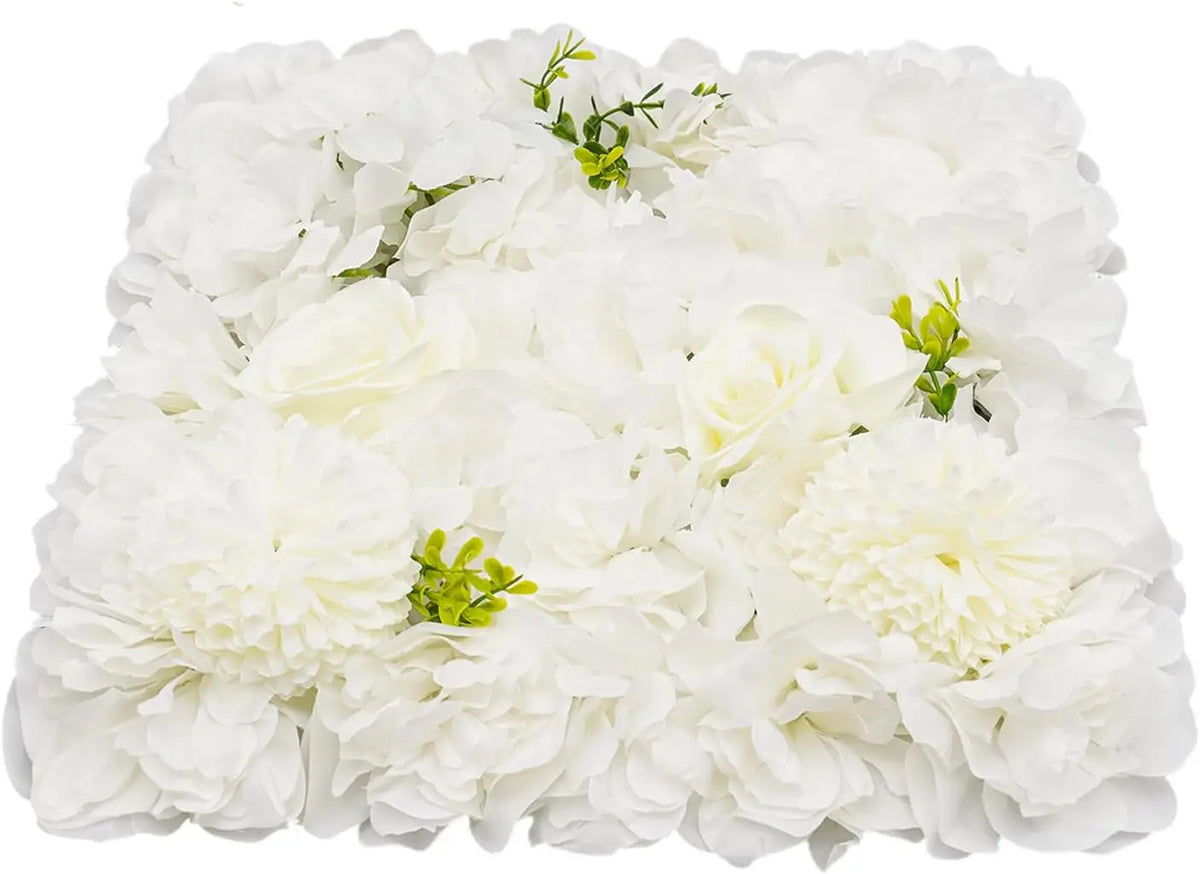 Artificial Flower Wall Panel Floral Backdrop For Weddings And Parties