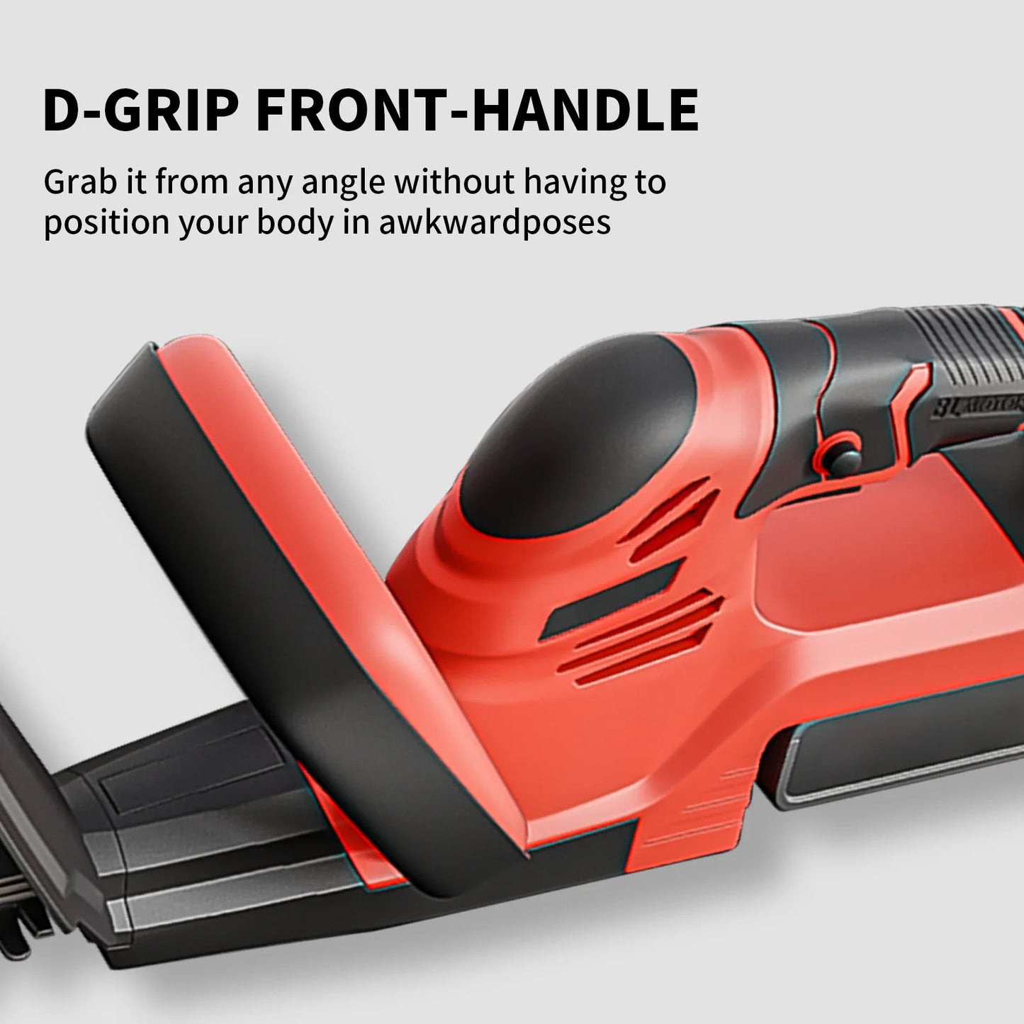 Cordless Hedge Trimmer With Battery Charger For Lawn Care