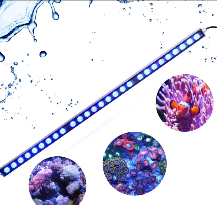 POPULARGROW Dimmable LED Aquarium Light for Coral Reef Tanks